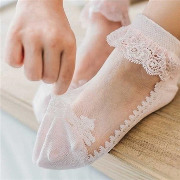 Cute Lace Floral Net Baby Sock - đánh giá và giá Unisex Baby Socks Non Slip