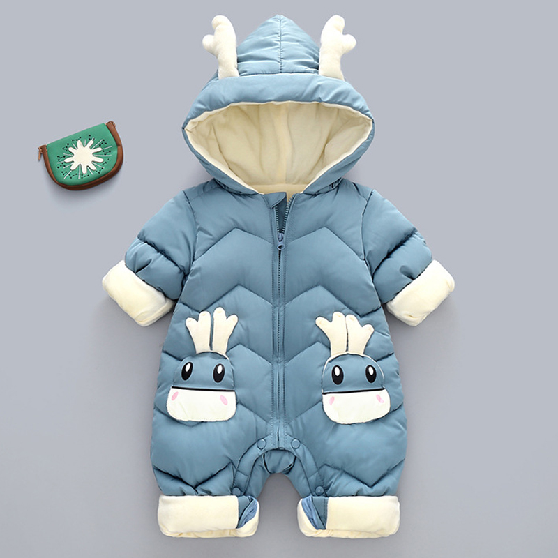1-3Y Infant Thick Velvet Rompe - đánh giá và giá Cotton Baby Onesies Zipper