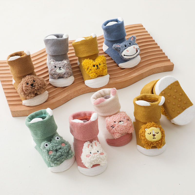 0-3Years Newborn Baby Girl Boy - đánh giá và giá Unisex Baby Socks Non Slip