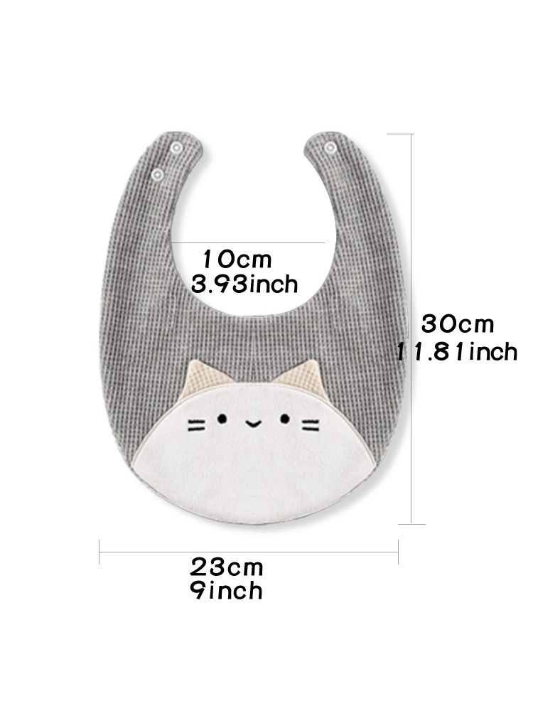 2pcs baby bib kitten teddy bea - đánh giá và giá Baby Gear