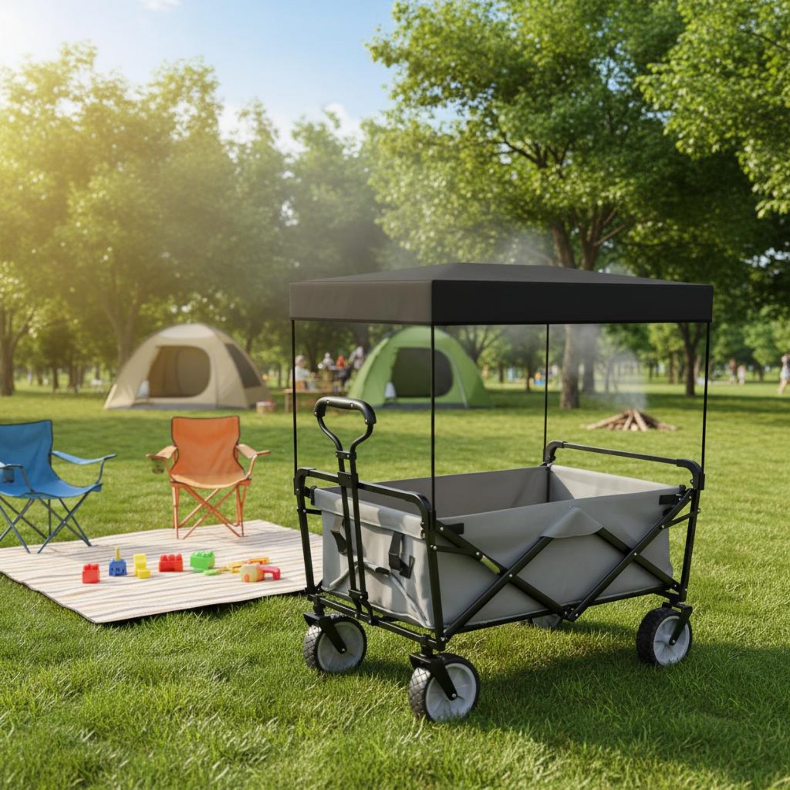 Wagon Cover Rainproof Folding  - đánh giá và giá Baby Gear