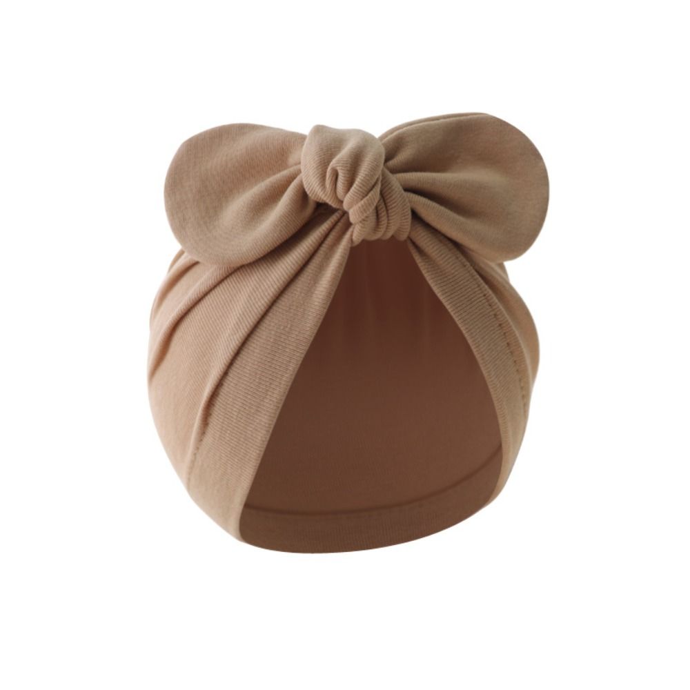 Cute Flower Knot Hat Cotton So - đánh giá và giá Infant Beanie Hat With Ears