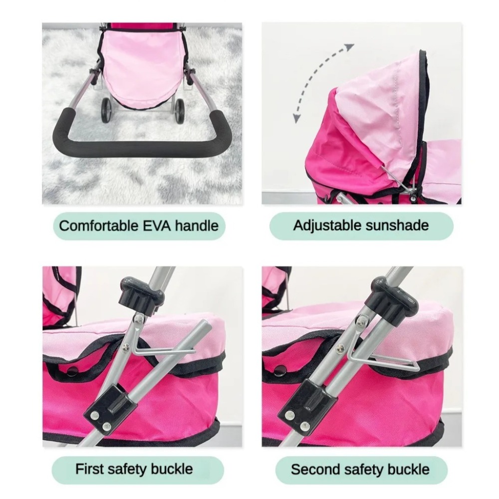 Doll Stroller for Kids Foldabl - đánh giá và giá Lightweight Foldable Baby Stroller Compact