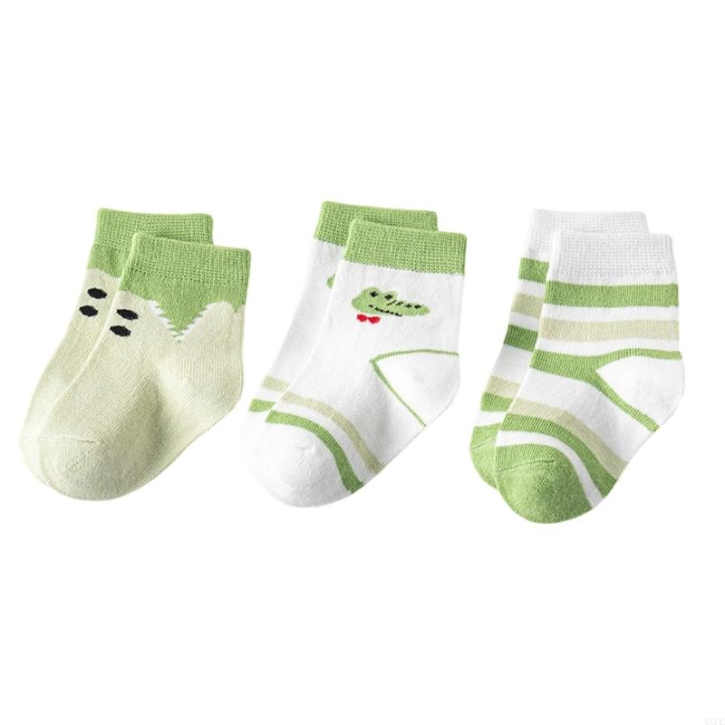 3 Đôi Vớ Trẻ Sơ Sinh Thoáng Kh - đánh giá và giá Unisex Baby Socks Non Slip